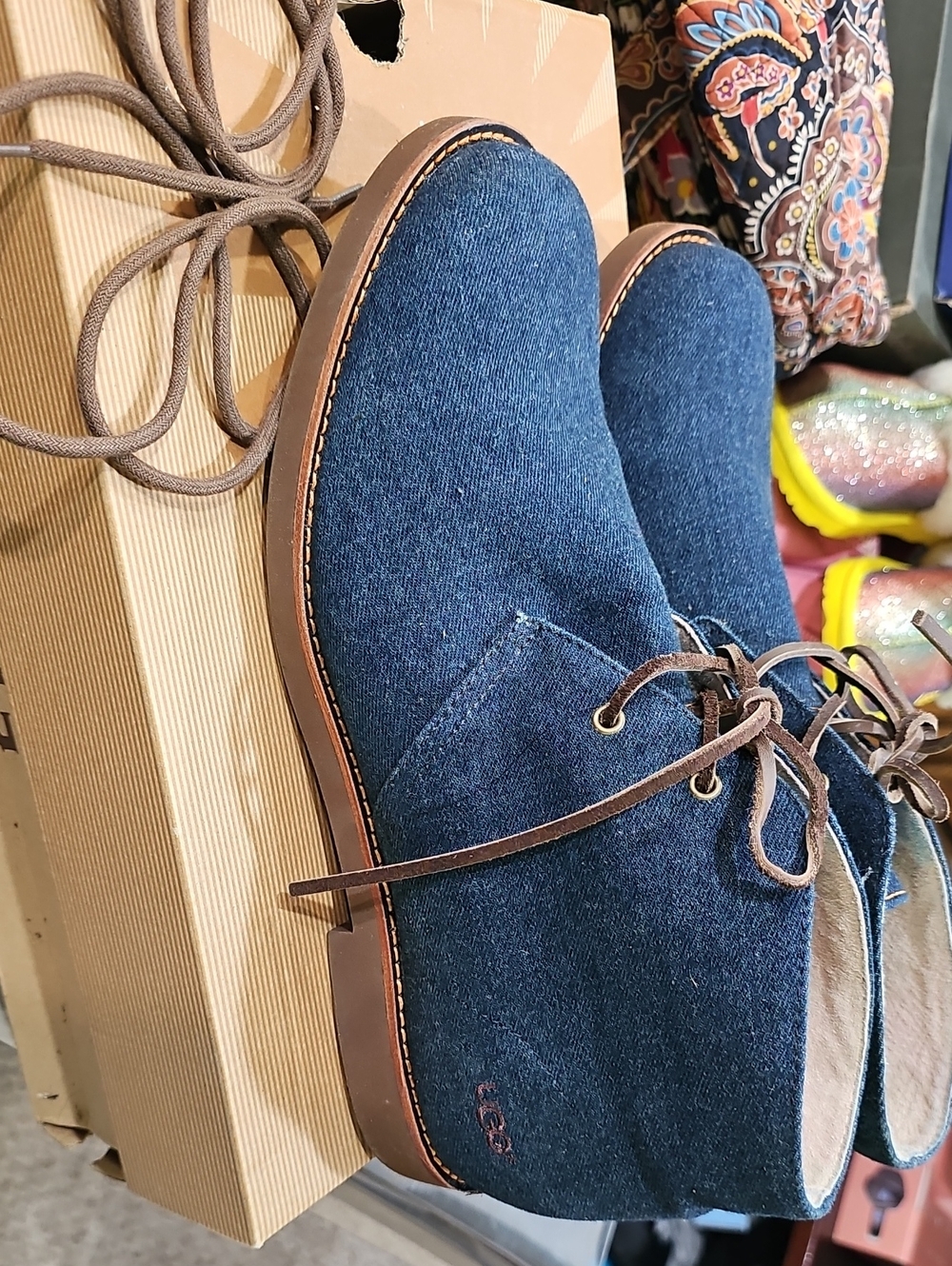 RARE & DISCONTINUED - UGG Westly Denim Chukka Boots